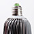  Ampoule LED Ronde Blanc Chaud (85-265V), E27 12W 1200LM 3000-3500K