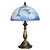  1 - Light Table Light in Antique Inspired Style Dolphin Pattern