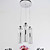  Modern Pendant Light with 3 Lights Cylinder Design