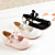  zapatos de cuero de la PU de 5 cm de cuña Sweet Lolita