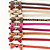  ts cinto arco multi-cor ampla