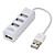  4-port de portable USB 2.0 Hub (couleurs assorties)