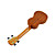  yadars - soprano ukulele mogano con gig bag / pitch pipe / proposte / capo