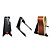  aroma - AGS-01 høygradig smart sammenleggbar plast gitar stativ