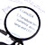  50mm Pocket Spiegel Magnifier with Keychain