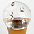  E27 3W RGB Light Golden Shell LED Crystal Ball Bulb (85-265V)