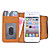  Cartera de Cuero Fina de Estilo KALAIDENG para Llevar el iPhone 4 y 4S (Colores Surtidos)