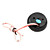  DIY High Power 500W Auto Car Speakers with Mounting Accessories, DC 12V, Pair