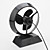  Desktop USB Low-Noise Fan (Assorted Colors)