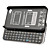  ultra-fino teclado slide-out sem fio