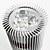  3*3W E27 600LM 2800-3500K Warm White LED Light Bulb (95-265)