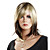  Capless Short Light Blonde Synthetic Hair Wig