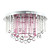  12-luce cristallina semi incasso