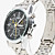  Pair of Casual Alloy Analog Quartz Couple Watches with Black Face (Silver)
