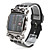  Orologio digitale al quarzo, da uomo, cinturino in gomma - Nero