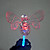  2 LED Solar Powered Bee Garden Stake Light-Color Changing