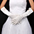  Satin Bridal Fingertips Elbow Length Gloves