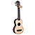  Ella - (uk-2100sss) de alto grado ukelele soprano sólida de abeto (artesanal, incrustaciones)