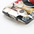  Large Flower Pattern Full Body Back Case and Bumper Frame for Blackberry 9850/9860 (Red)
