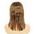  Full Lace 12 Inch 100% Human Hair Straight Hair Wig with Bang