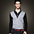  hommes occasionnels faux deux t-shirt
