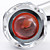  Slim Mini 2 Modes Zoom LED Flashlight Keychain with Clip