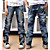  Mode Alle-matching nep oude jeans