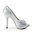  YOMARIS - Plattform-Schuhe Hochzeit Pfennigabsatz Satin