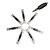  20 Pcs Black Disposable Tattoo Needles and Tubes Grip Supply 11M1
