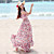  belle plage longue robe