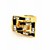  Cubic Zirconia Platinum Plated With 18K Silver/ Gold Fashion Ring