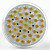  GU10 2W 190LM 2800-3500K Warm White LED Spot Bulb (220-240V)