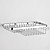  Contemporary Chrome Finish Wall-mounted Soap Basket With Hook