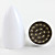  E27 1W 150LM 2800-3500K Warm White Light LED Candle Bulb (220-240V)