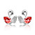  Romantic Swan Lake Austrian Crystal In Real Platinum Plated Ladies' Earrings (More Colors)