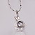  18k nydelig mote rhinestone legering belysning halssmykke (flere farger)