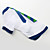  Blue Striped Cotton Shirt Tie for Dogs (XS-M, White)