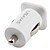  Dual USB Car Cigarette Charger for iPhone, iPad and Android Devices (3A, White)