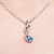  Austrian Crystal With Real Platinum Plated Anti-Allergy Ladies Necklace Delicate (More Colors)