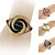  Women's Whirlwind Circle Style Steel Analog Quartz Bracelet Watch (Assorted Colors)
