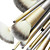  Color Shine-High Quality Persian Wool Brush Set(18pcs)