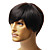  Capless Fashion Men's Short Black Straight Hair Wig