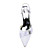  Satin Stiletto Heel Pointy Toe Slingbacks With Ruffles / Rhinestone Wedding Shoes (More Colors)