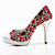  Satin Pfennigabsatz geschlossen Toe Pumps mit Kristall / Strass Hochzeit Schuhe (weitere Farben)