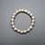  una elegante joyería de perlas de agua dulce conjunto, incluyendo el collar, pulsera y pendientes
