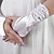  Satin Wrist Length Fingerless Bridal Gloves With Ruffles (More Colors)