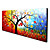  Peinture à l'huile réalisée à la main abstraite sur canevas tendu - Set de 3