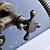 Antique Inspired Tub Faucet with Hand Shower (Antique Brass Finish)