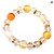 Achat Perlen Kristall Armband (farbig sortiert)