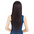  Capless Mono Top Natural Look Long Black Straight Human Hair Wig